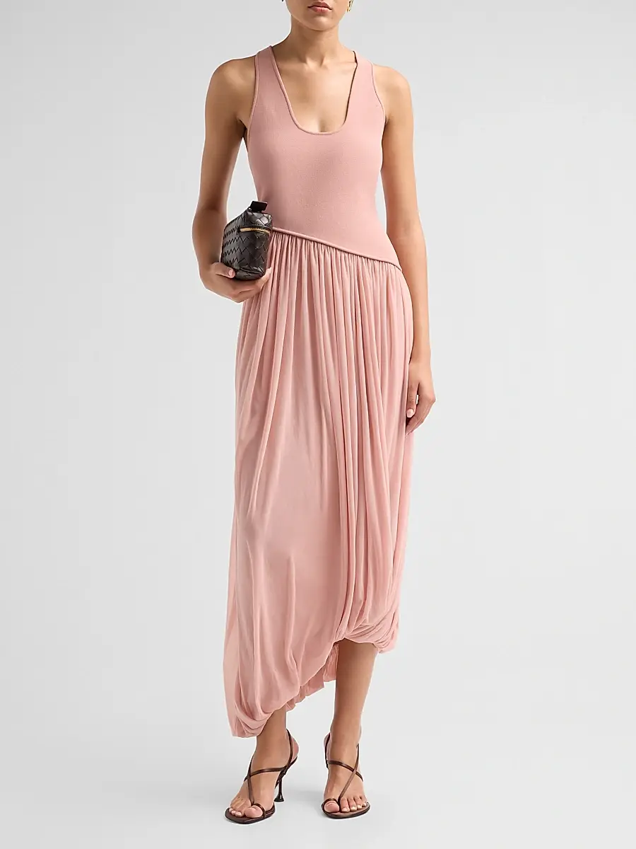 Ronny Kobo Women's Meyer Asymmetric Midi Dress | Thumbnail 2 Ronny Kobo Women's Meyer Asymmetric Midi Dress | Thumbnail 2
