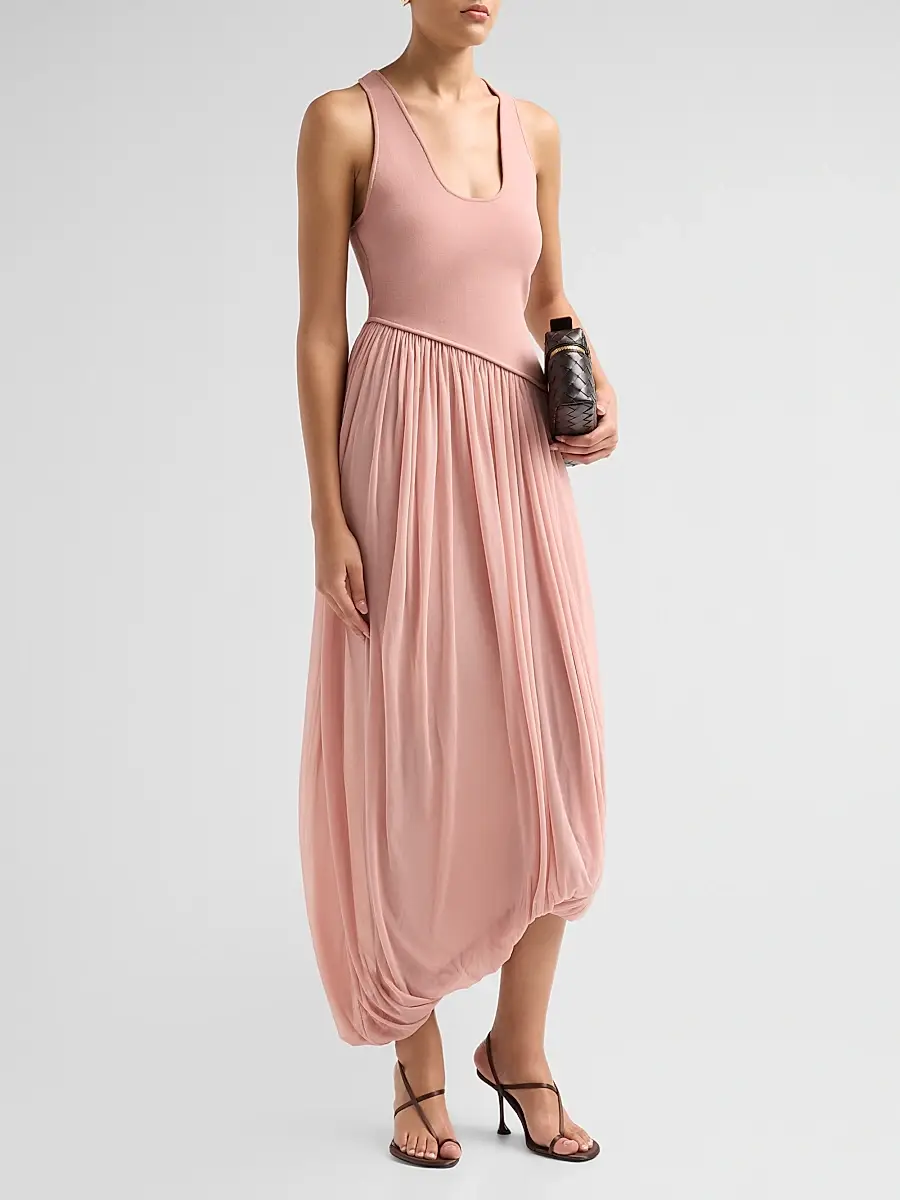 Ronny Kobo Women's Meyer Asymmetric Midi Dress | Thumbnail 4 Ronny Kobo Women's Meyer Asymmetric Midi Dress | Thumbnail 4