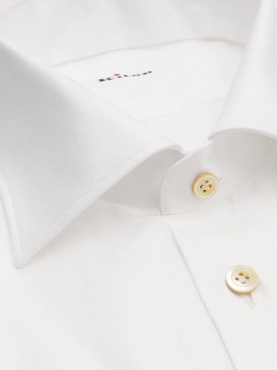 Kiton Men's Cotton Classic-Fit Dress Shirt | Thumbnail 2 Kiton Men's Cotton Classic-Fit Dress Shirt | Thumbnail 2
