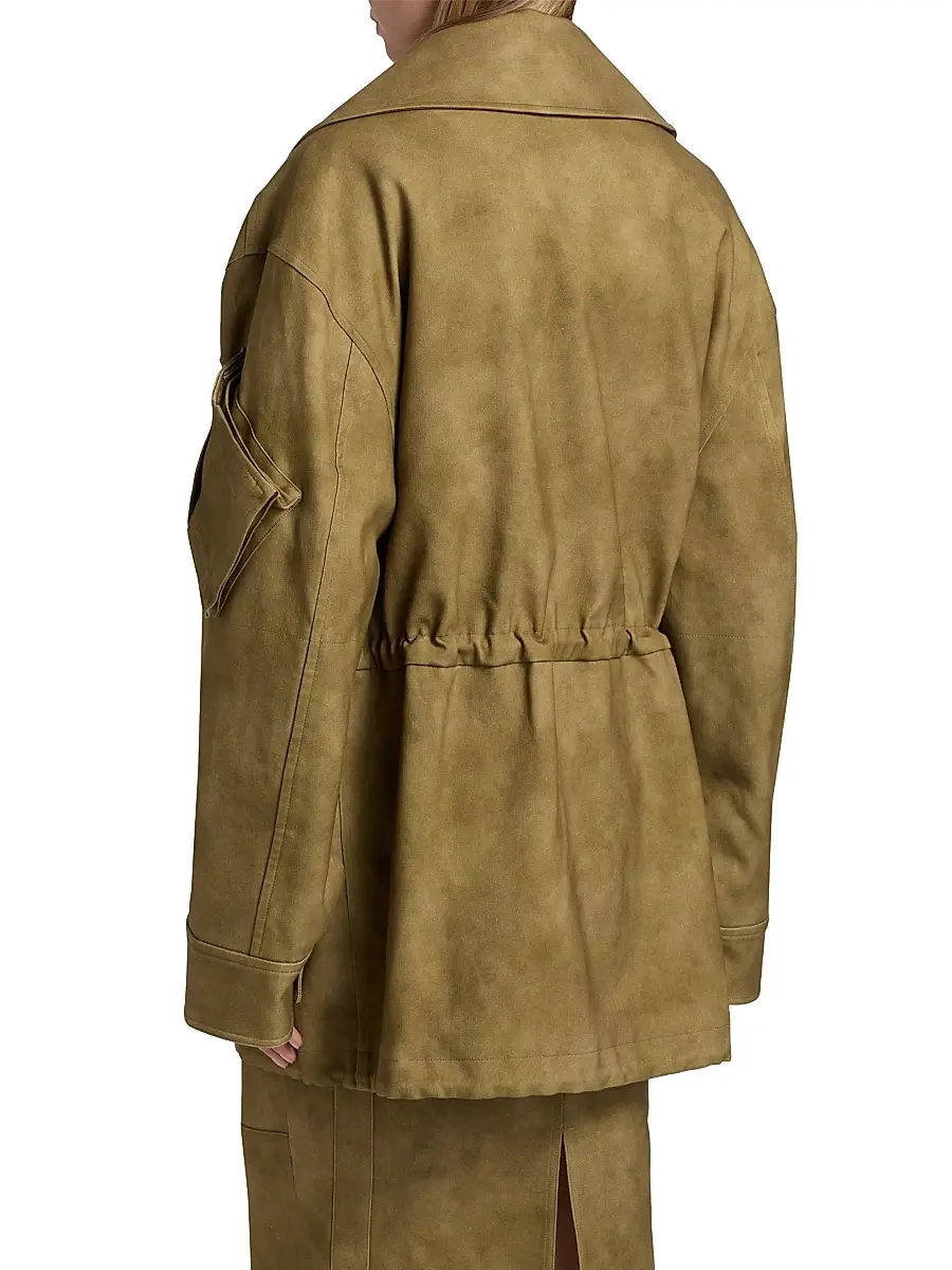 Co Women's Camo Cotton-Blend Military Jacket | Thumbnail 5 Co Women's Camo Cotton-Blend Military Jacket | Thumbnail 5