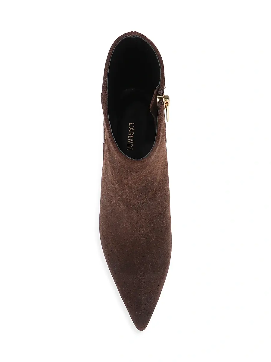 L'Agence Women's Lilly 60MM Suede Ankle Boots | Thumbnail 5 L'Agence Women's Lilly 60MM Suede Ankle Boots | Thumbnail 5