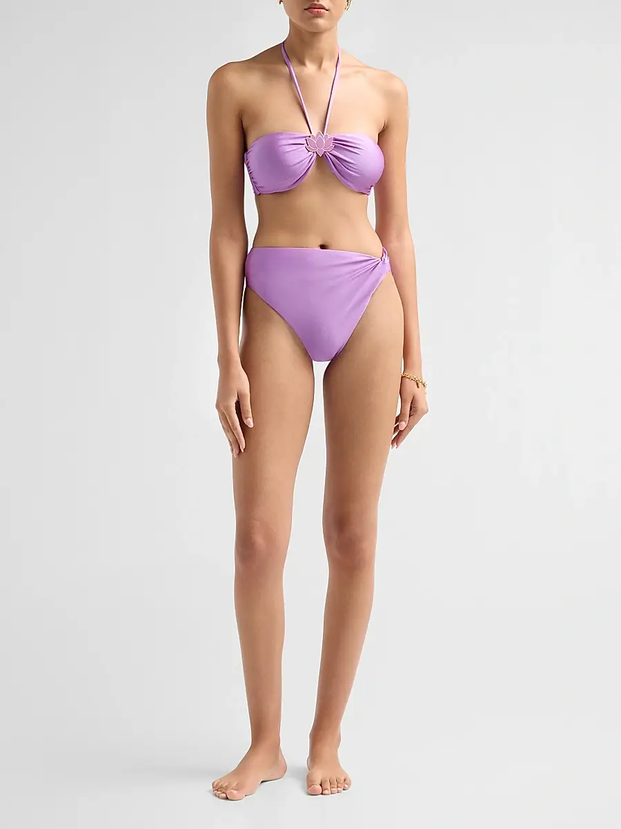 PatBo Women's Aurora High-Waisted Bikini Bottom | Thumbnail 2 PatBo Women's Aurora High-Waisted Bikini Bottom | Thumbnail 2