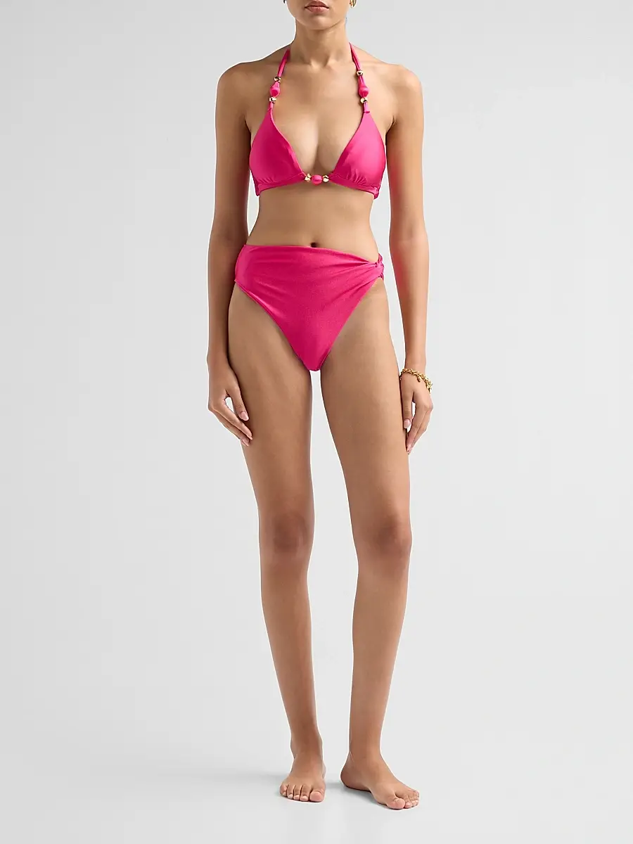 PatBo Women's Aurora Halter Bikini Top | Thumbnail 2 PatBo Women's Aurora Halter Bikini Top | Thumbnail 2