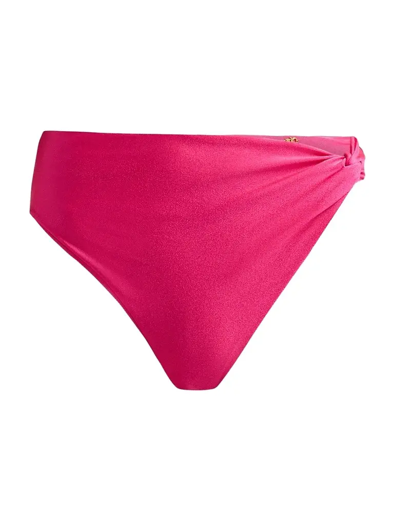 PatBo Women's Aurora High-Waisted Bikini Bottom - Pink - Size XS | Image 1 PatBo Women's Aurora High-Waisted Bikini Bottom - Pink - Size XS | Image 1