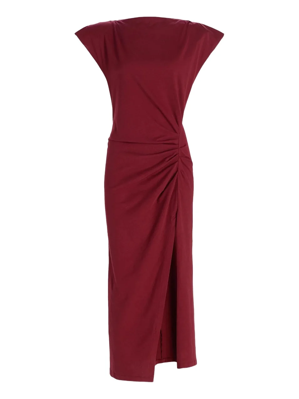 Women's Nadela Cotton Draped Midi-Dress Women's Nadela Cotton Draped Midi-Dress