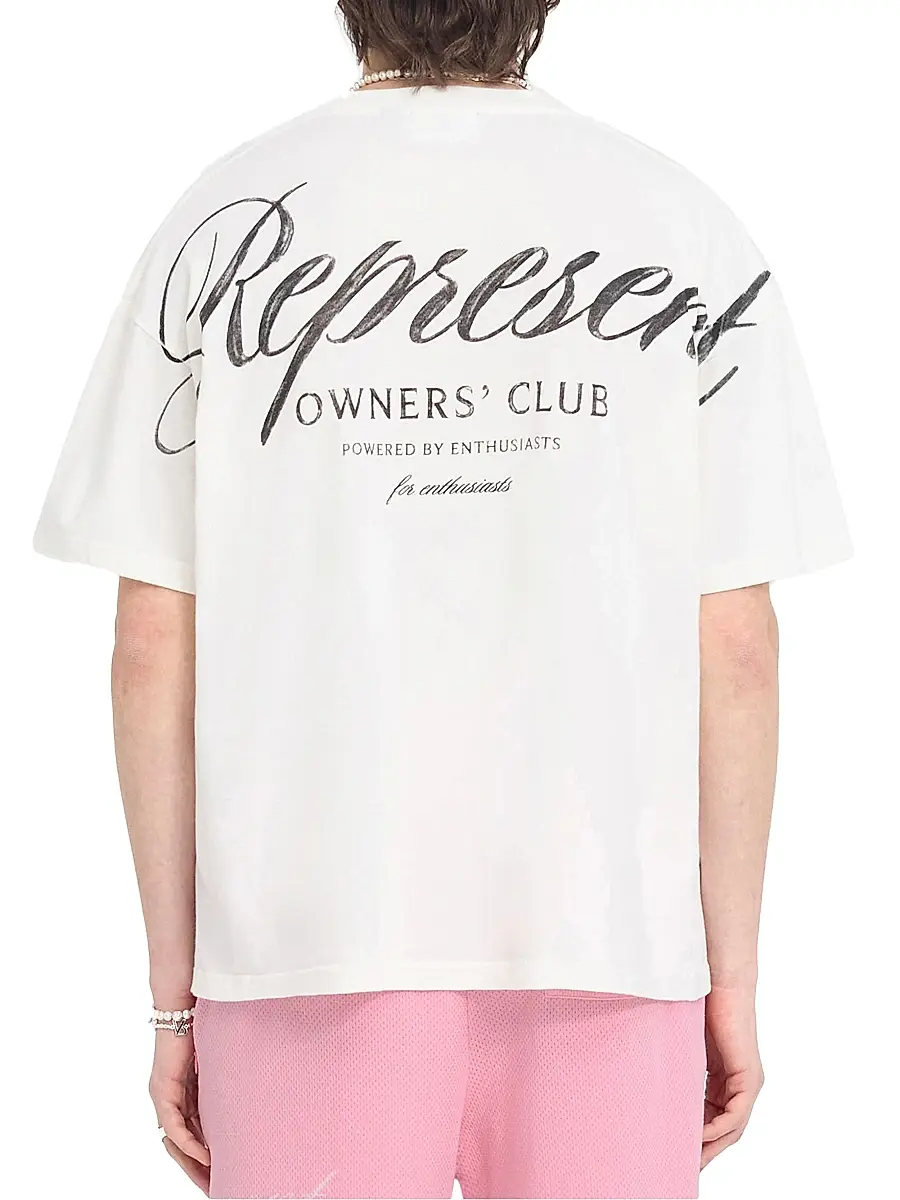 Represent Men's Owners Club Script T-Shirt | Thumbnail 6 Represent Men's Owners Club Script T-Shirt | Thumbnail 6