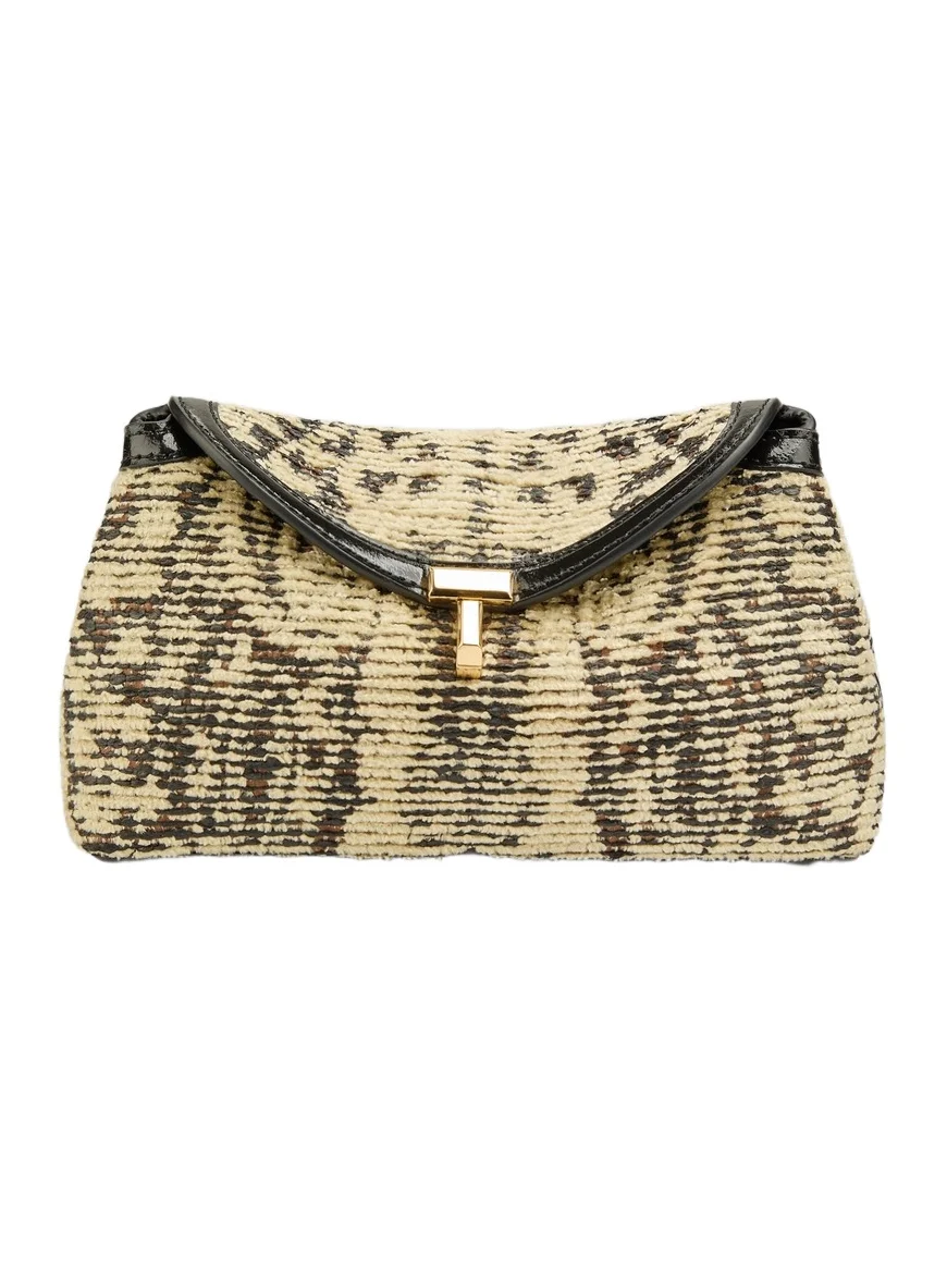 TOTEME Women's T-Lock Mini Paisley Clutch