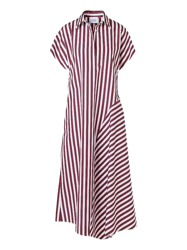 Women's Kodak Striped Cotton Midi Shirtdress