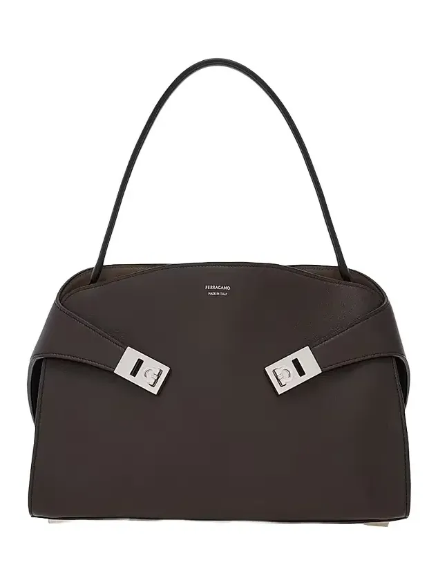 Women's Hug Medium Leather Top Handle Bag Women's Hug Medium Leather Top Handle Bag