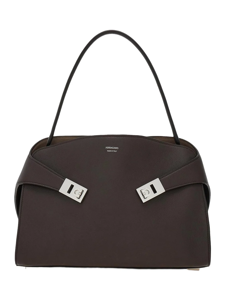 Women's Hug Medium Leather Top Handle Bag Women's Hug Medium Leather Top Handle Bag