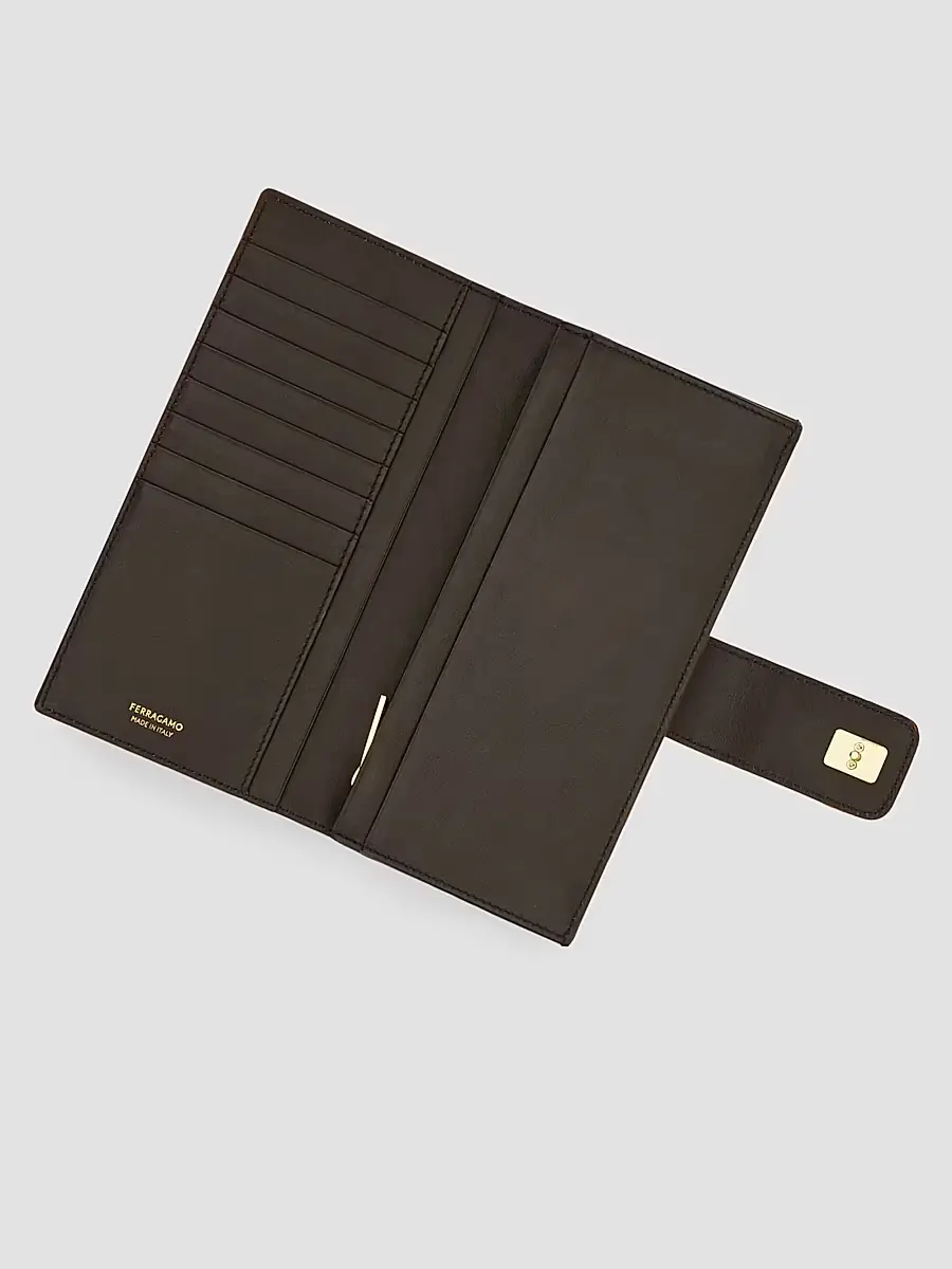 Ferragamo Women's Gancini Leather Continental Wallet | Thumbnail 4 Ferragamo Women's Gancini Leather Continental Wallet | Thumbnail 4