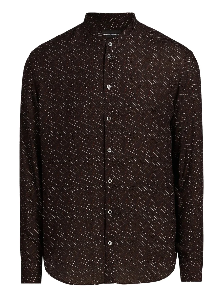 Men's Printed Button-Front Sport Shirt Men's Printed Button-Front Sport Shirt