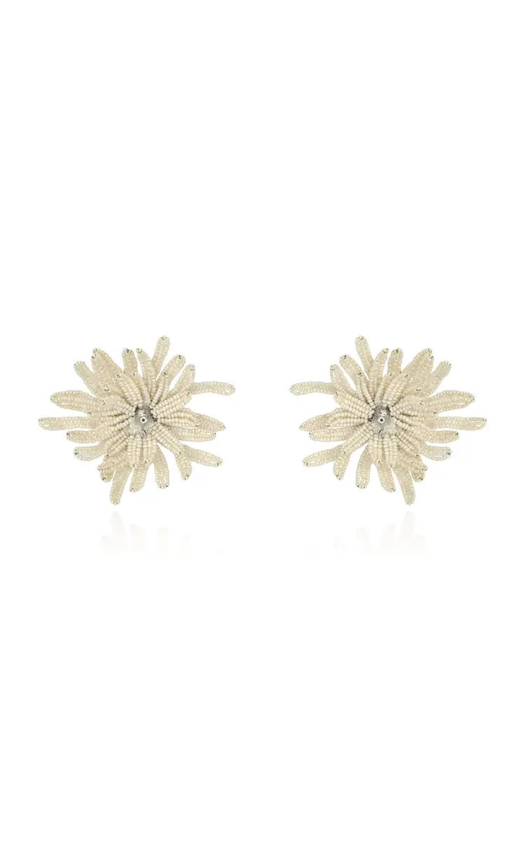Beaded Chrysanthemum Earrings Beaded Chrysanthemum Earrings