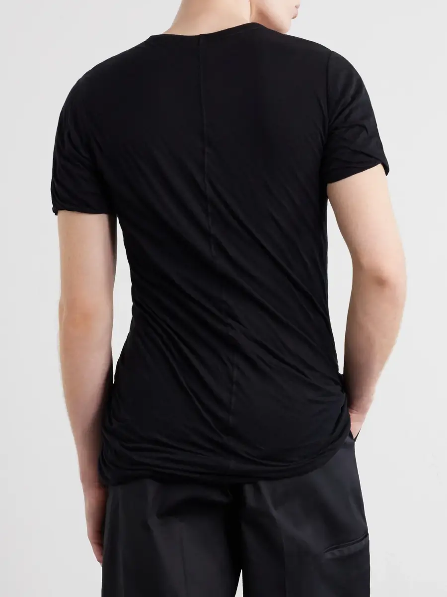 Rick Owens Double Cotton T-Shirt - Men | Thumbnail 4 Rick Owens Double Cotton T-Shirt - Men | Thumbnail 4