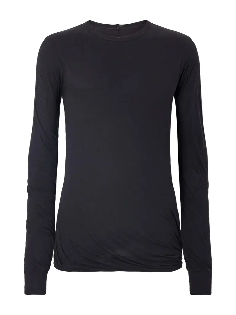 Rick Owens Double Cotton T-Shirt - Men | Thumbnail 1 Rick Owens Double Cotton T-Shirt - Men | Thumbnail 1