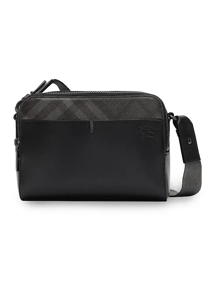 Men's Pop Check Mini Case Crossbody Bag Men's Pop Check Mini Case Crossbody Bag