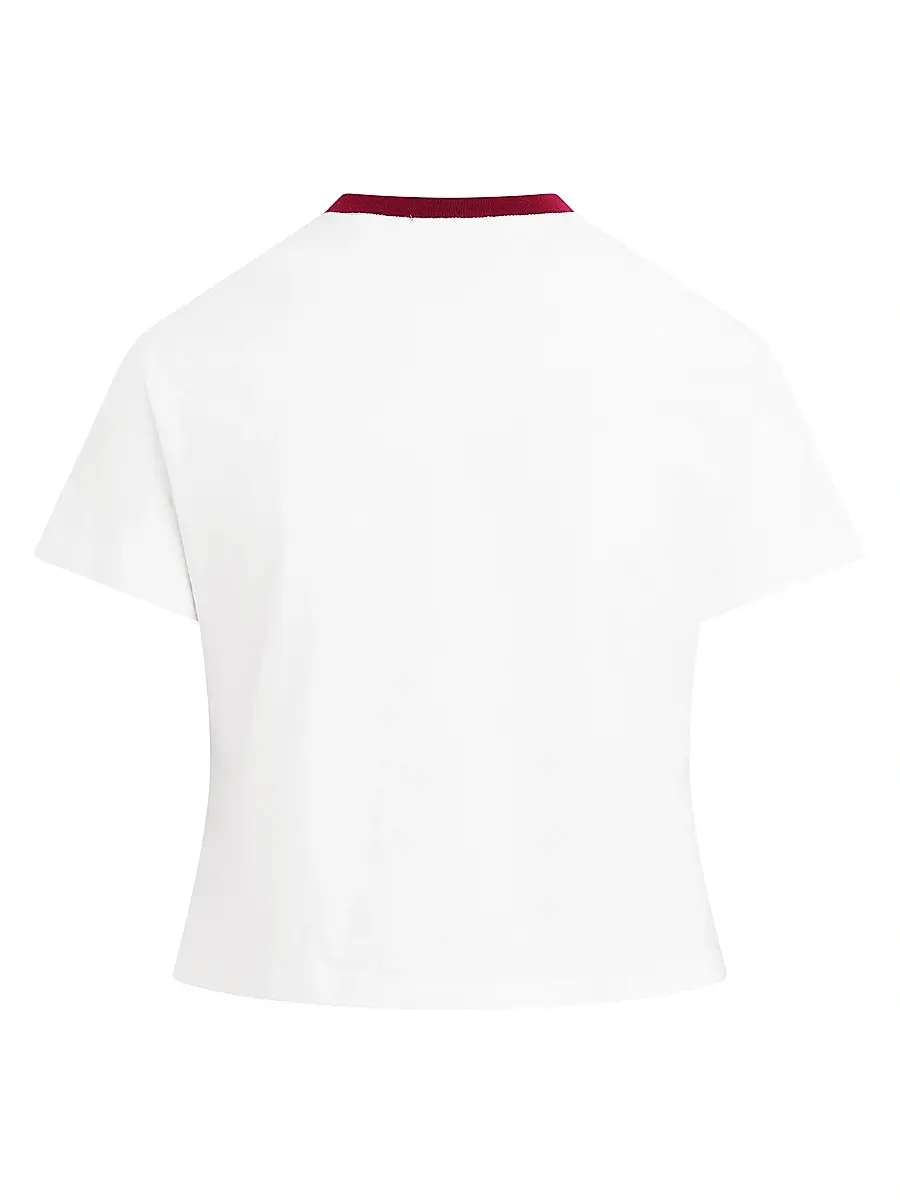 Favorite Daughter Women's The Cropped Signature Logo T-Shirt | Thumbnail 3 Favorite Daughter Women's The Cropped Signature Logo T-Shirt | Thumbnail 3