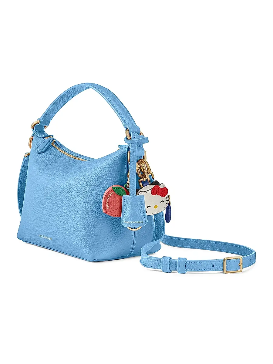 MAISON de SABRÉ Women's Small Leather Soft Hobo Bag | Thumbnail 4 MAISON de SABRÉ Women's Small Leather Soft Hobo Bag | Thumbnail 4