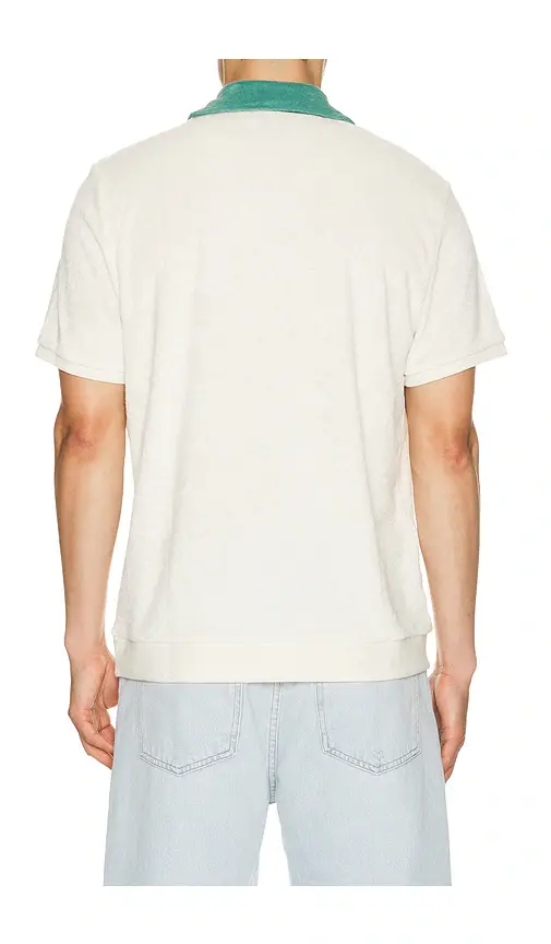 Marine Layer Emilio Vintage Terry Polo Shirt | Thumbnail 2