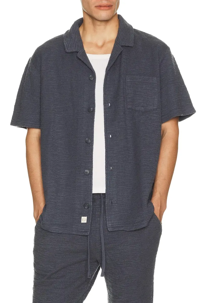 Marine Layer Hugo Jacquard Resort Shirt