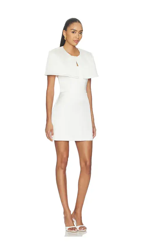 Amanda Uprichard Elyna Capelet Dress | Thumbnail 3 Amanda Uprichard Elyna Capelet Dress | Thumbnail 3