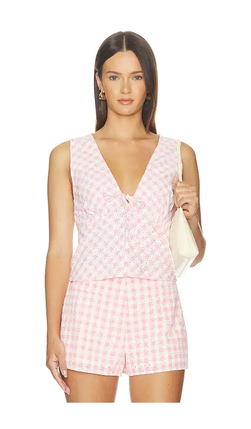 MINKPINK Sabina Gingham Top | Image 1 MINKPINK Sabina Gingham Top | Image 1