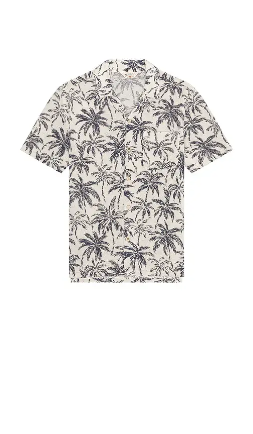 Faherty Short Sleeve Cabana Towel Terry Shirt | Thumbnail 4 Faherty Short Sleeve Cabana Towel Terry Shirt | Thumbnail 4