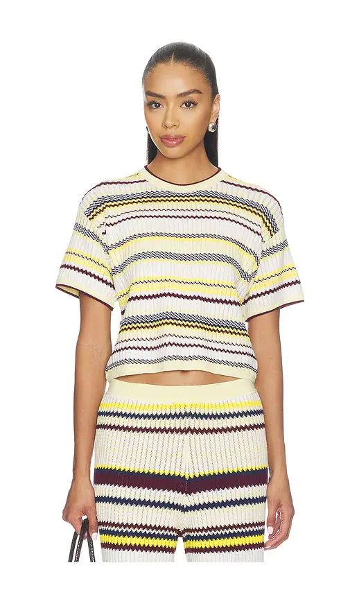 Simkhai Tenley Short Sleeve Tee | Image 1 Simkhai Tenley Short Sleeve Tee | Image 1