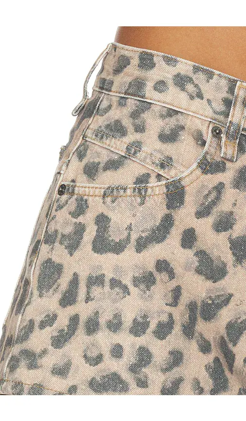 Free People x We The Free Now Or Never Printed Denim Short | Thumbnail 6 Free People x We The Free Now Or Never Printed Denim Short | Thumbnail 6