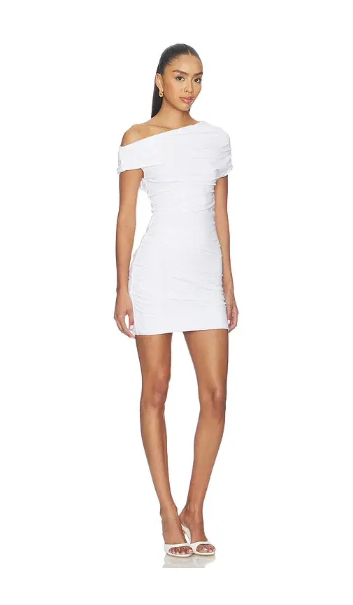 Simkhai Lysa Draped Mini Dress | Thumbnail 2 Simkhai Lysa Draped Mini Dress | Thumbnail 2