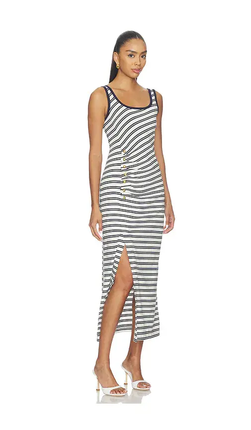 Simkhai Becker Cotton Jersey Midi Dress | Thumbnail 2 Simkhai Becker Cotton Jersey Midi Dress | Thumbnail 2