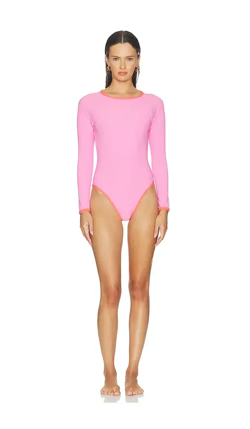 POST SWIM Bonnie Contrast One Piece | Image 1 POST SWIM Bonnie Contrast One Piece | Image 1