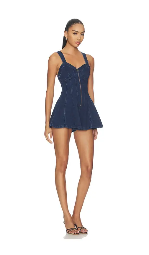 Free People X We The Free Delancey Flare Romper | Thumbnail 2