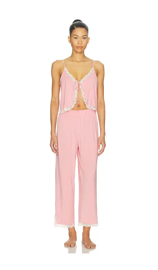 Free People X Intimately Sleepless Summer Pant Set | Image 1 Free People X Intimately Sleepless Summer Pant Set | Image 1