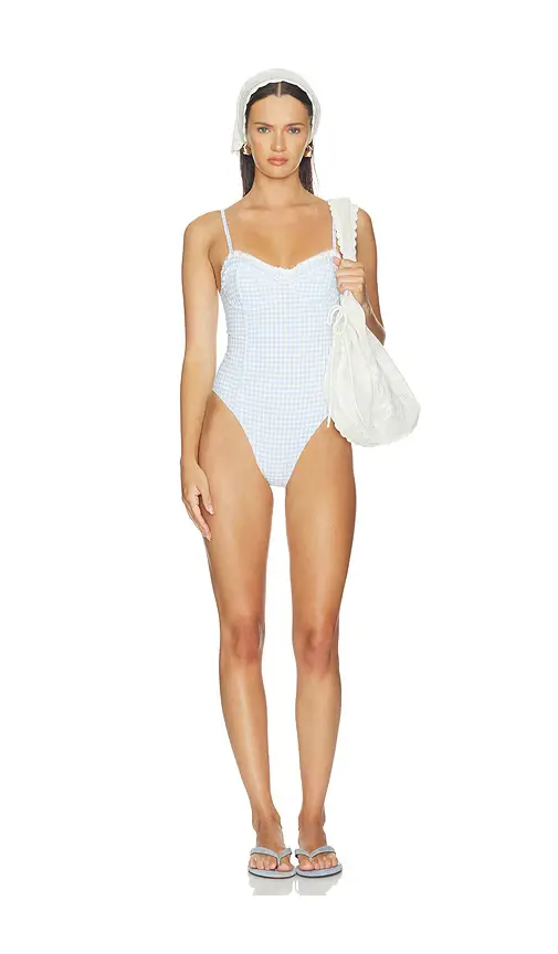 LoveShackFancy Olivienne Swimsuit | Image 1 LoveShackFancy Olivienne Swimsuit | Image 1