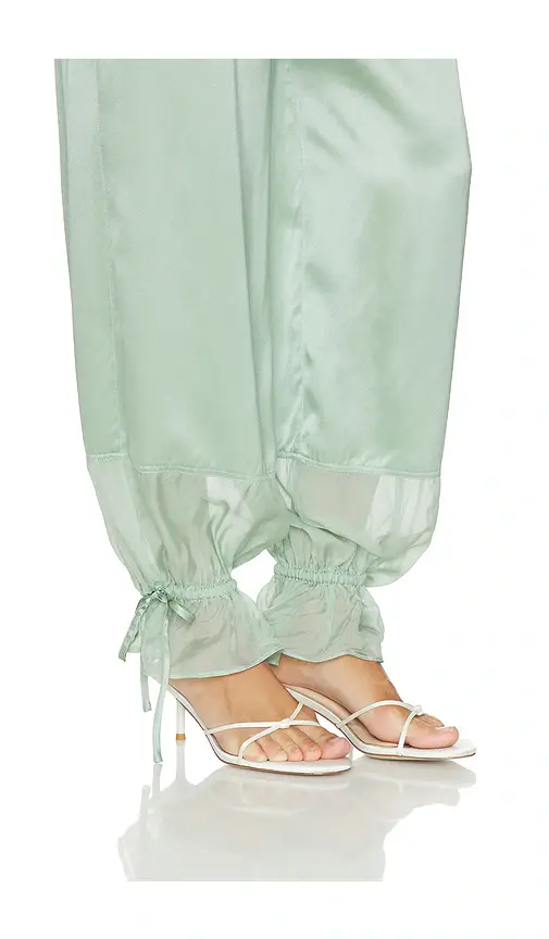 Ulla Johnson Camile Silk Cinched Pant | Thumbnail 6 Ulla Johnson Camile Silk Cinched Pant | Thumbnail 6