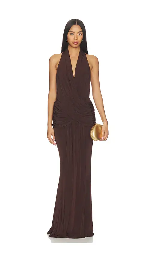 Simone Cowl Neck Gown Simone Cowl Neck Gown