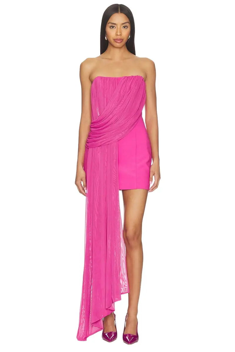 Chantal Asymmetrical Mini Dress Chantal Asymmetrical Mini Dress