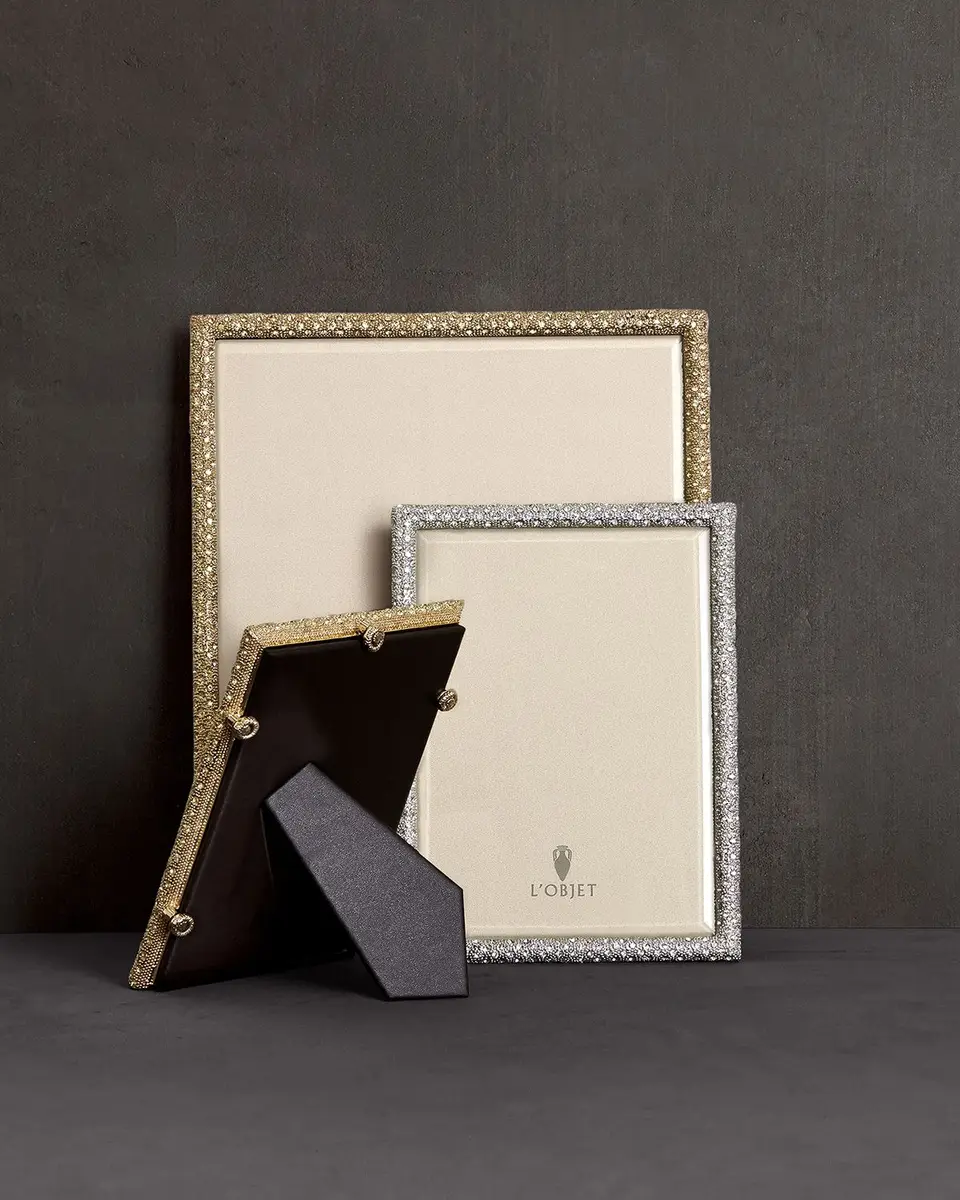 L'Objet Pave Platinum-Plated Frame, 4" x 6" | Thumbnail 3 L'Objet Pave Platinum-Plated Frame, 4" x 6" | Thumbnail 3
