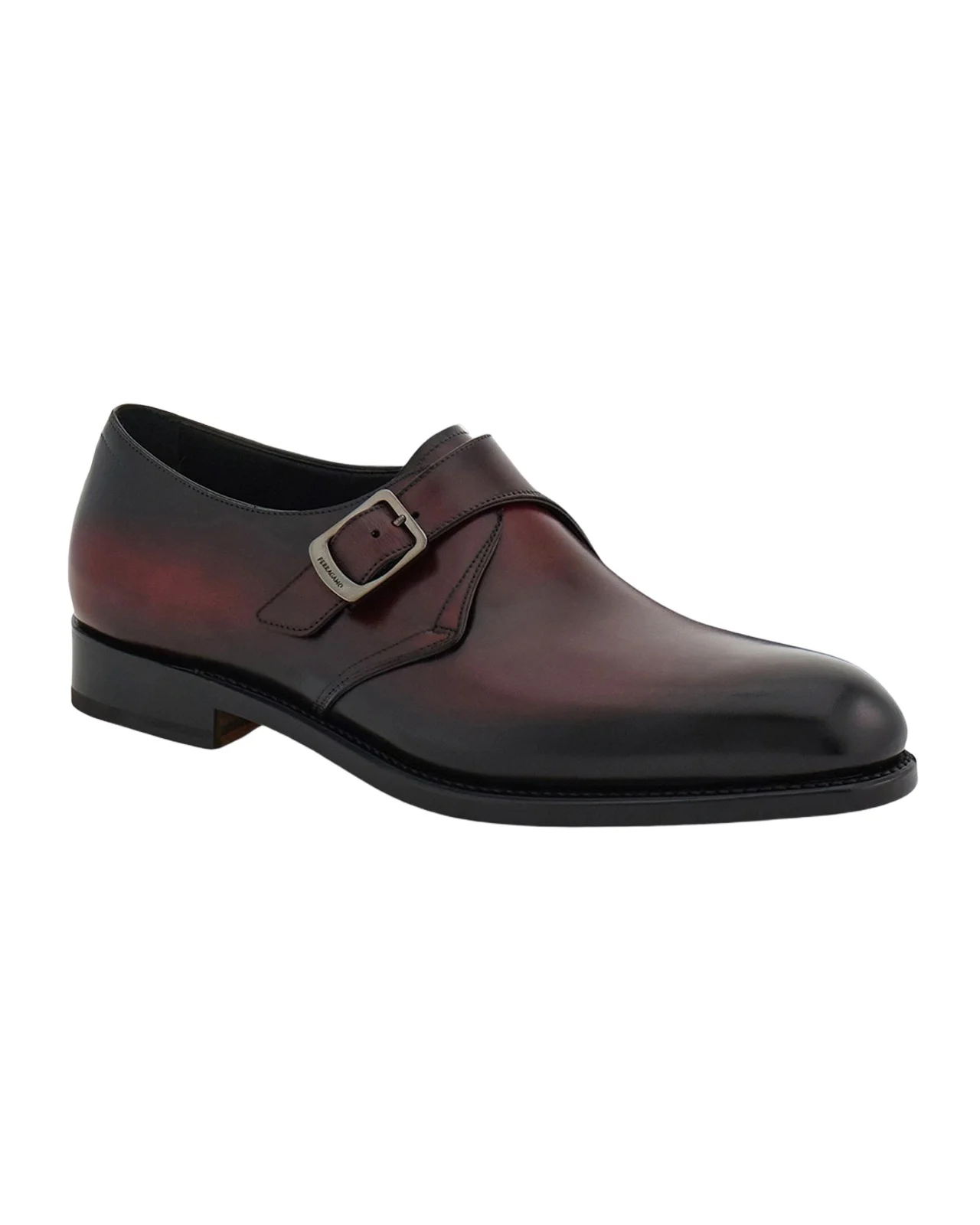 Men's Sullivan Tramezza Buffed Leather Monk-Strap Loafers Men's Sullivan Tramezza Buffed Leather Monk-Strap Loafers