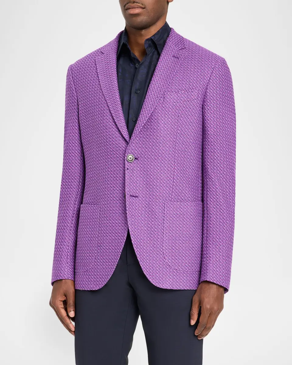 Etro Men's Camo Knit Jacket | Thumbnail 4 Etro Men's Camo Knit Jacket | Thumbnail 4