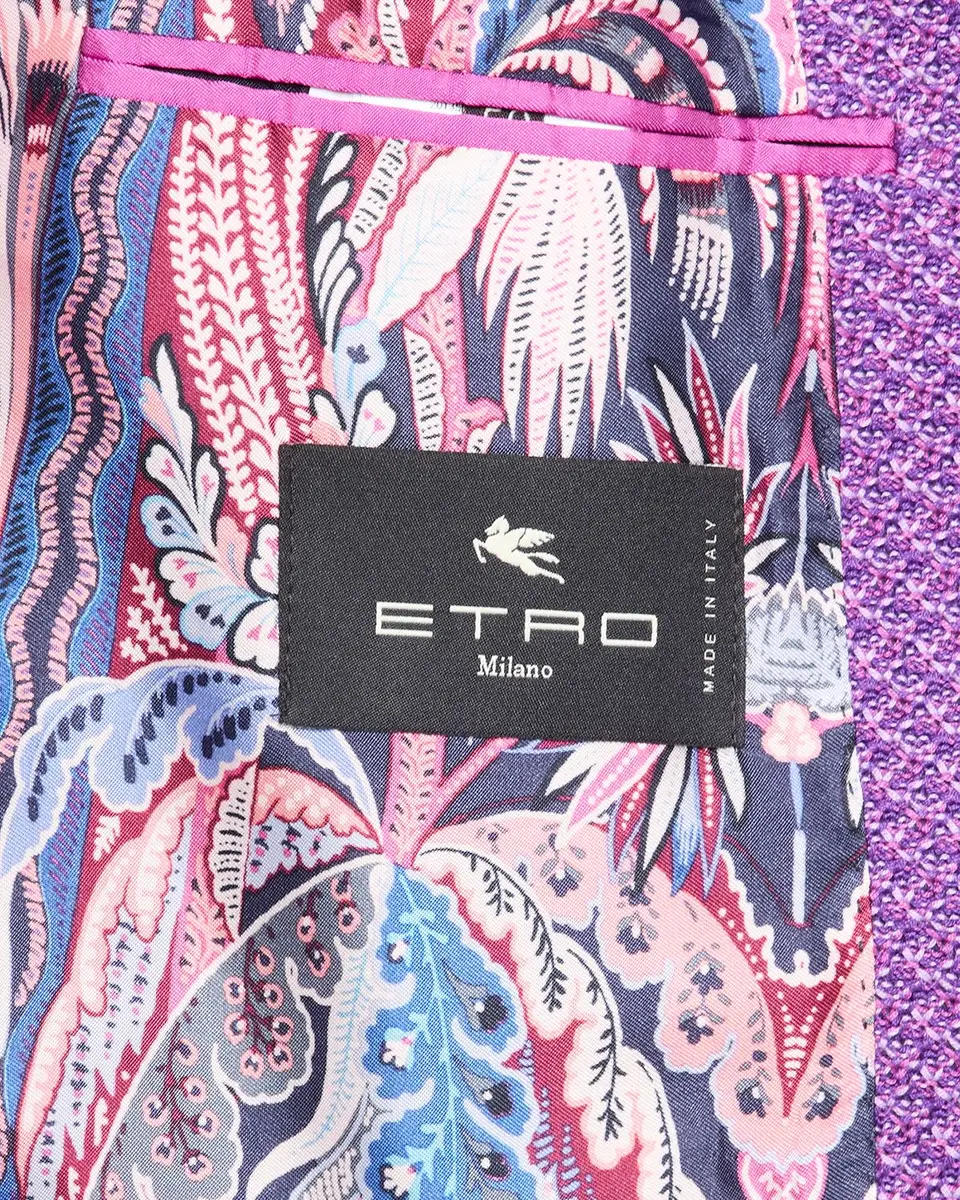 Etro Men's Camo Knit Jacket | Thumbnail 6 Etro Men's Camo Knit Jacket | Thumbnail 6