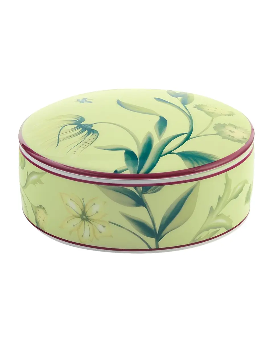 GINORI 1735 Florenza Acanto Round Covered Box | Thumbnail 3