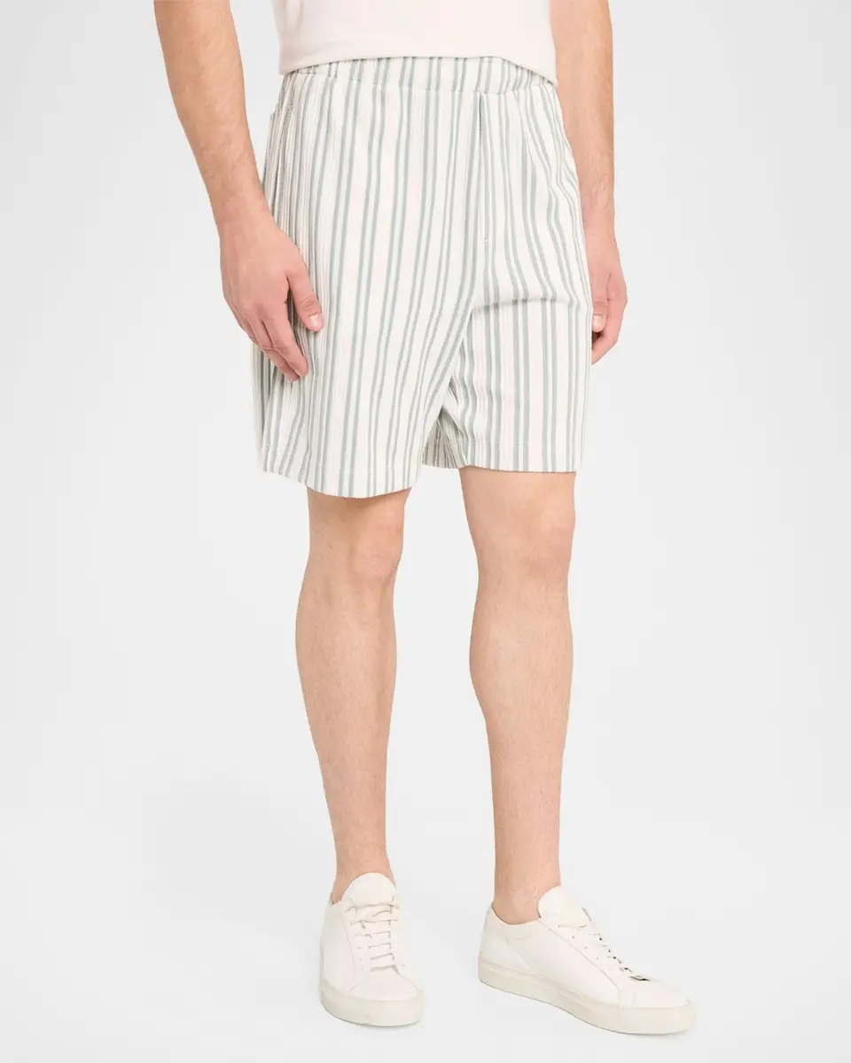 Vince Men's Jacquard Stripe Shorts | Thumbnail 4 Vince Men's Jacquard Stripe Shorts | Thumbnail 4