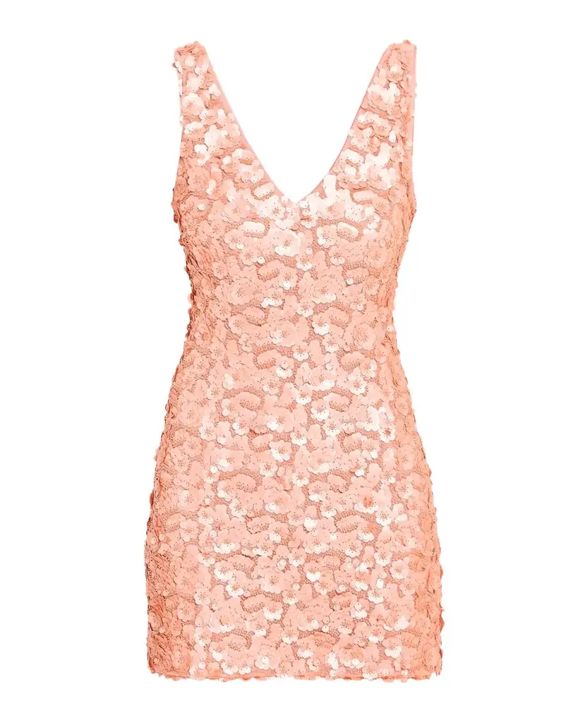 Giada Sleeveless Floral Sequin Mini Dress Giada Sleeveless Floral Sequin Mini Dress