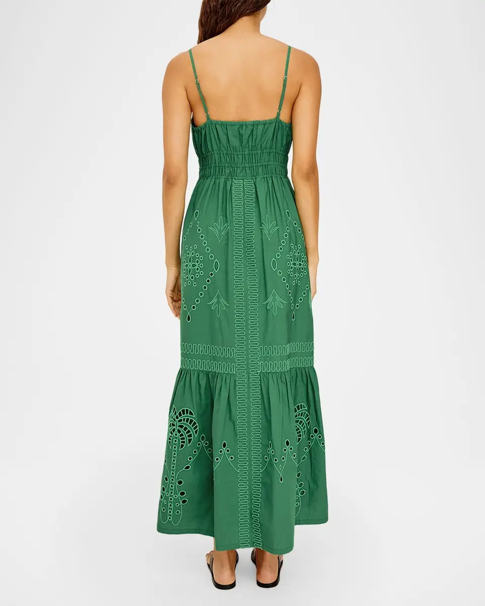 RAILS Blair Embroidered Cotton Maxi Dress | Thumbnail 3 RAILS Blair Embroidered Cotton Maxi Dress | Thumbnail 3