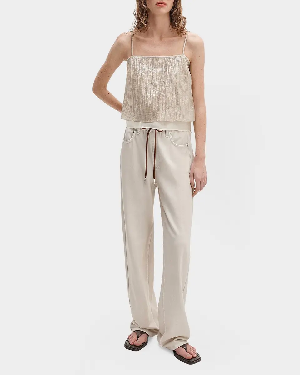 rag & bone rb Miramar Terry Drawstring Wide-Leg Jeans | Thumbnail 2 rag & bone rb Miramar Terry Drawstring Wide-Leg Jeans | Thumbnail 2