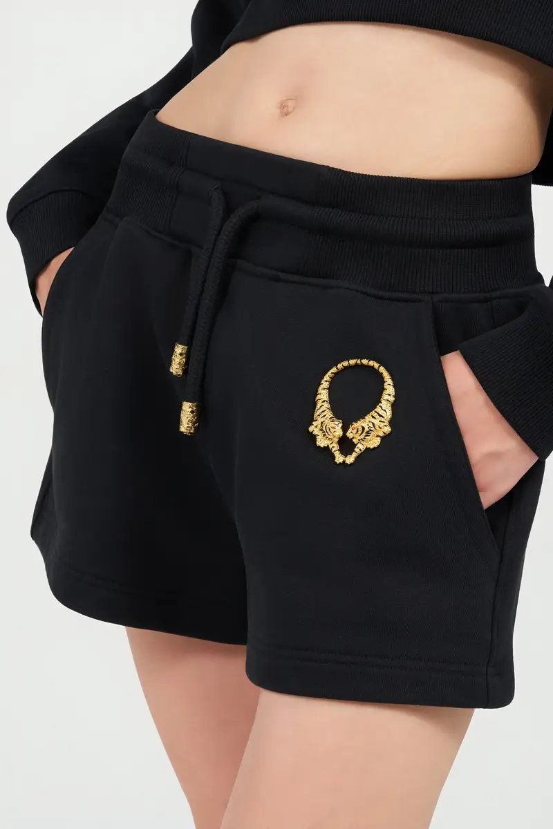 Roberto Cavalli Black Roar Shorts | Thumbnail 5 Roberto Cavalli Black Roar Shorts | Thumbnail 5