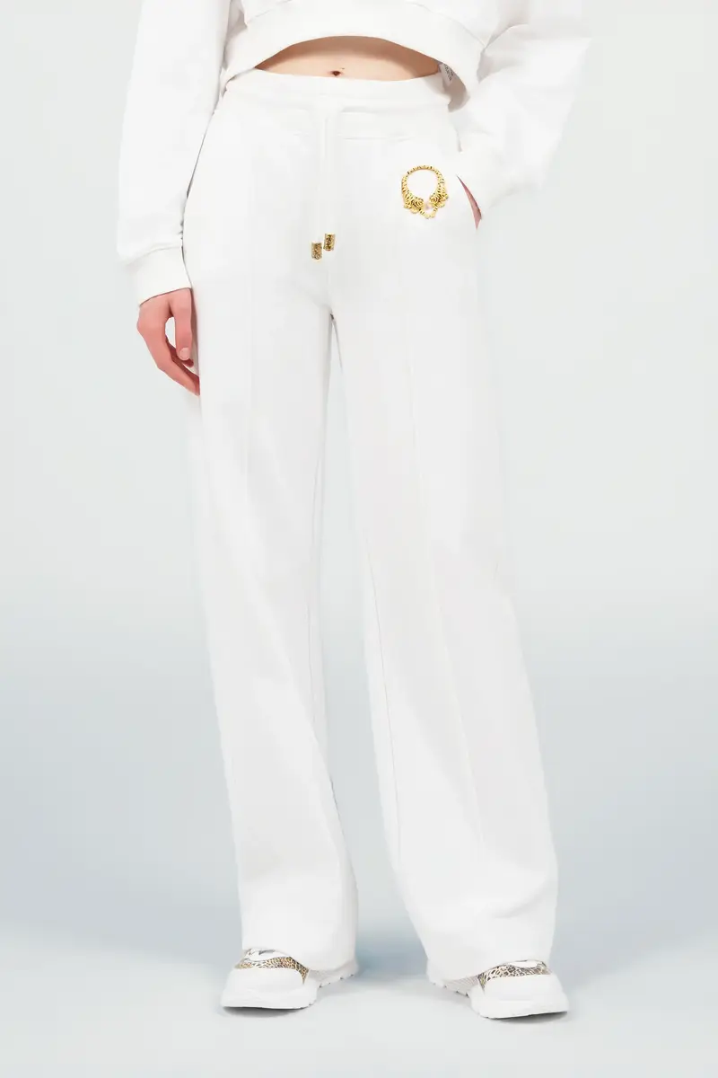 Roberto Cavalli White Roar Trousers | Thumbnail 2 Roberto Cavalli White Roar Trousers | Thumbnail 2