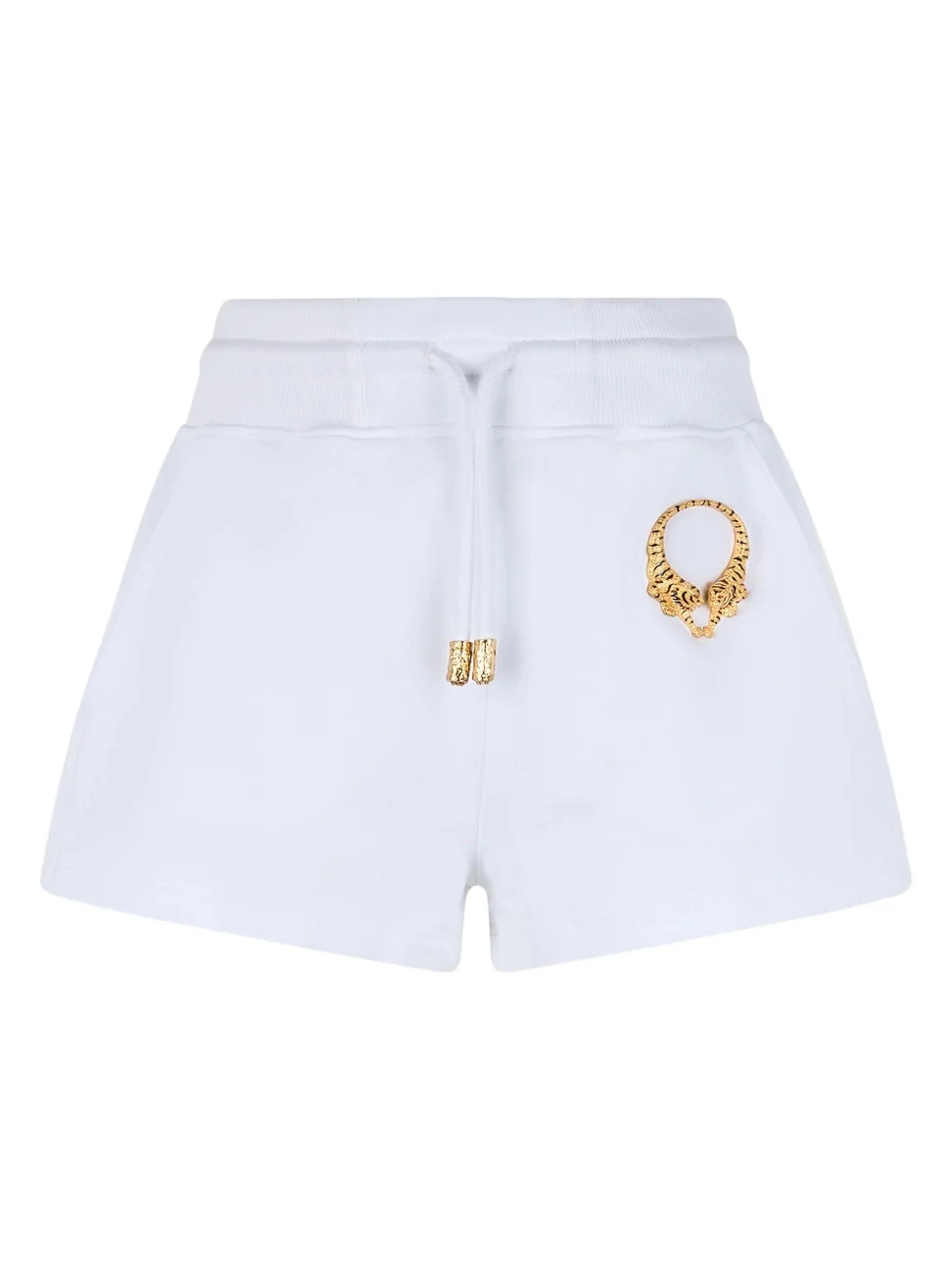 Roberto Cavalli White Roar Shorts